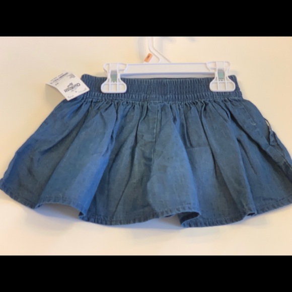 Oshkosh Toddler girls skort chambray super cute - Picture 5 of 7